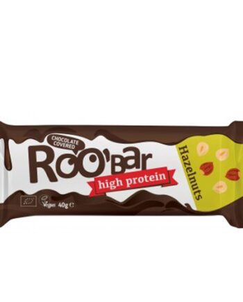 Choko Hasselnødde Protein Økologisk Roobar 40 Gram Roobar - Roo'bar Proteinbar  - 3800233685428
