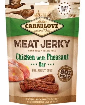 Carnilove Meat Jerky, Chickenpheasant - Carnilove Proteinbar  - 8595602552016