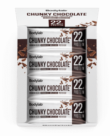 Bodylab Minimum Deluxe Protein Bar Chunky Chocolate, 12x65g. - Bodylab Proteinbar