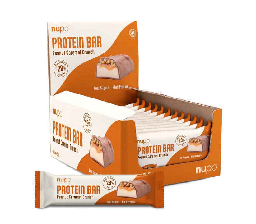 Nupo Proteinbar Peanut Caramel Crunch 1 Stk, 45g. - Nupo Proteinbar - 5715667800935