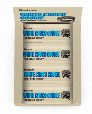 Protein Bar 12 55 White Choco Cookie Bedst Før 26 02 2026 - Bodylab Proteinbar  - 5711657027320